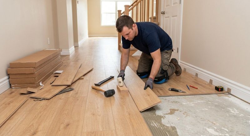 Laminate Floor Installation in Cedar Creek, TX