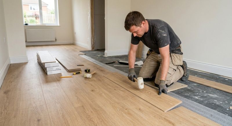 Linoleum Floor Installation in Buda, TX