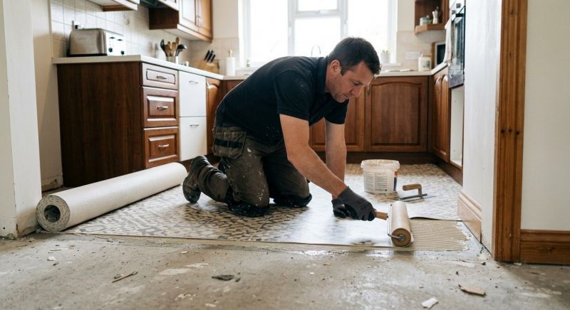 Linoleum Floor Installation in Buda, TX