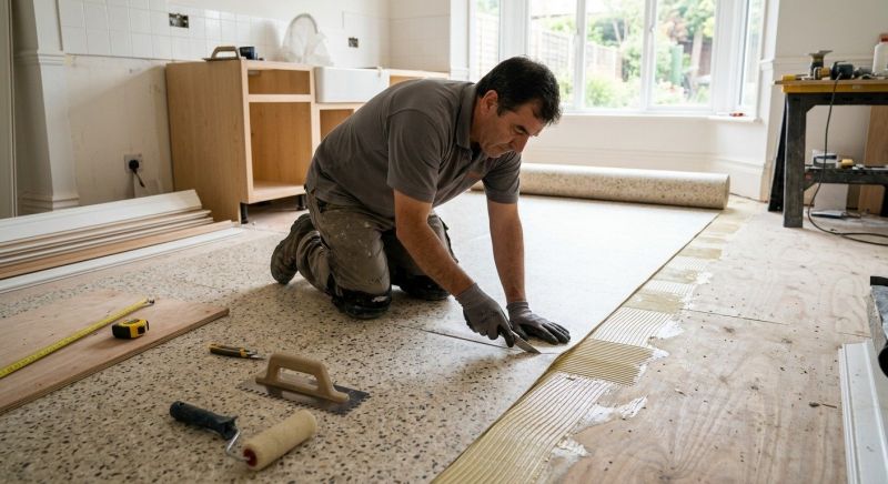 Linoleum Floor Installation in Kyle, TX