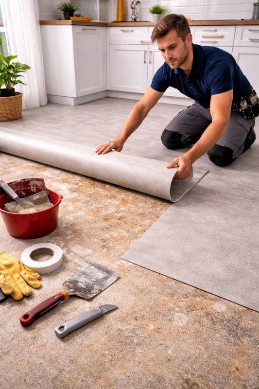 Linoleum Floor Installation in Luling, TX