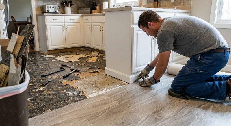 Linoleum Flooring Replacement in Lockhart, TX