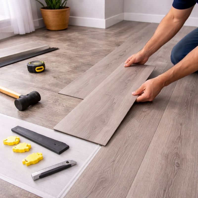 Luxury Vinyl Tile Installation in Buda, TX