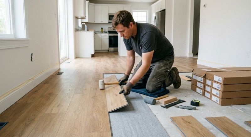 Vinyl Plank Floor Installation in Lockhart, TX