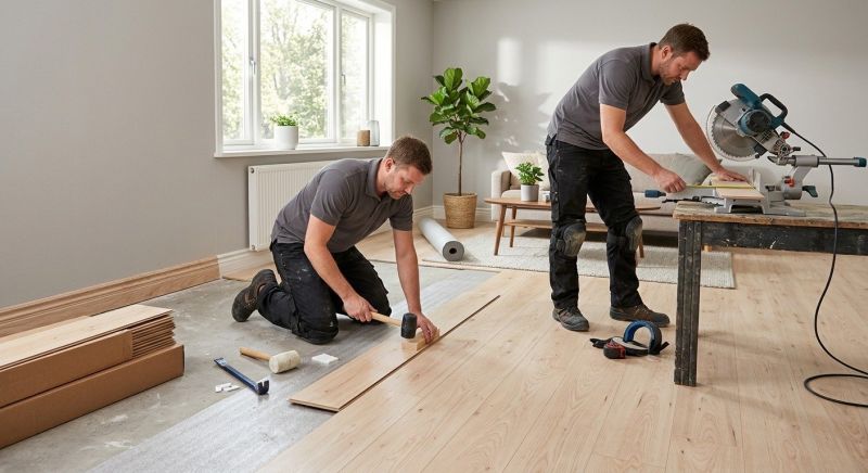 Wood Laminate Installation in Lockhart, TX